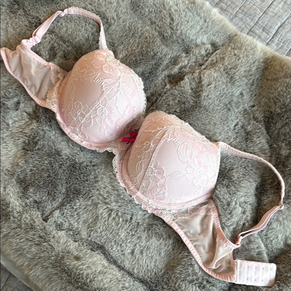 Victoria's Secret Pink Push-Up Bra Satin Finish